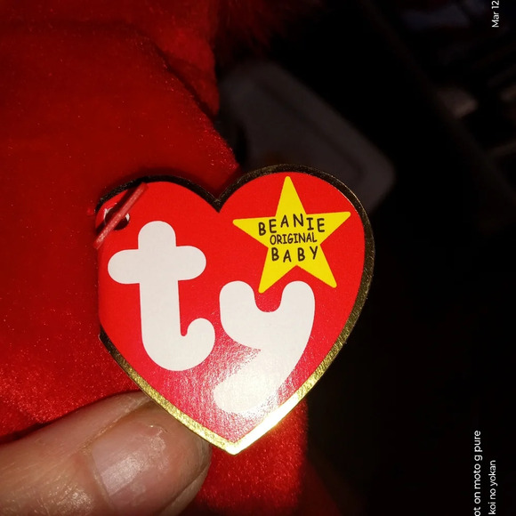 Mac the cardinal original retired beanie baby with tag errors - Picture 4 of 9